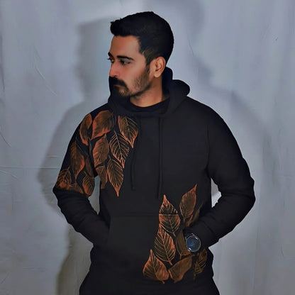 ORIGNAL LEAF PRINTED HOODIE