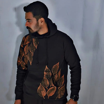 ORIGNAL LEAF PRINTED HOODIE